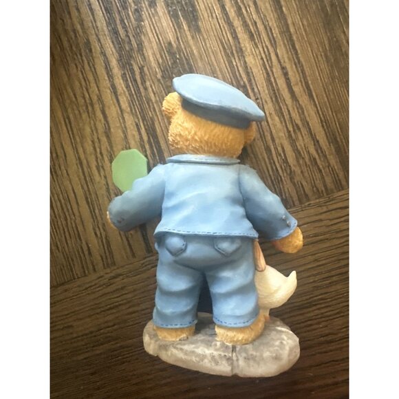 Cherished Teddies Officer Kent Figurine With Duck & Box 1995 - Picture 6 of 7